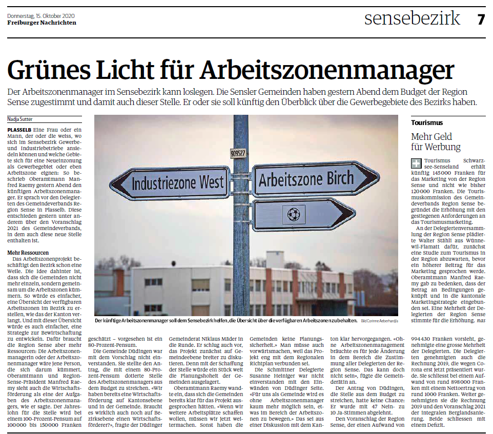 ABZ Manager Regionalverband Sense