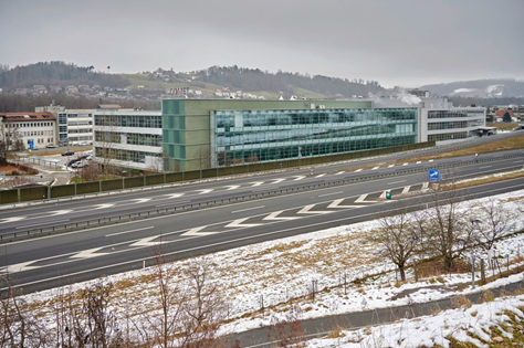 Arbeitszone Autobahn bei Flamatt