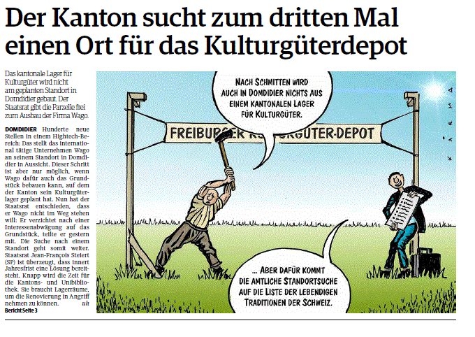 Domdidier für Kulturgüterlager Wago Contact