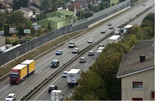 Feintstaub Autobahn